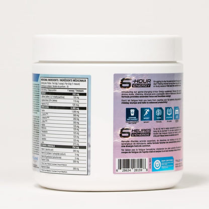 Amino+Energy6-6 小时能量补充剂，含氨基酸、维生素、矿物质和兴奋剂 - 提升注意力和能量 - （草莓柠檬水）