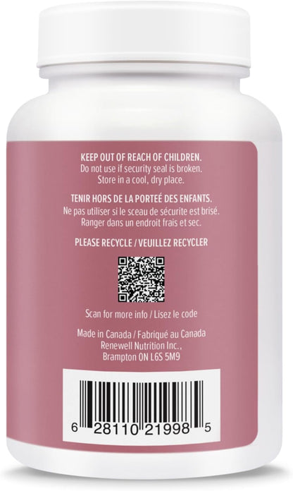 HEAL + CO. 生物素复合物 | 生物素、钙、硅、镁、维生素 D2 | 10,000 微克生物素补充剂 | 支持皮肤、头发和指甲健康 | 120 粒胶囊