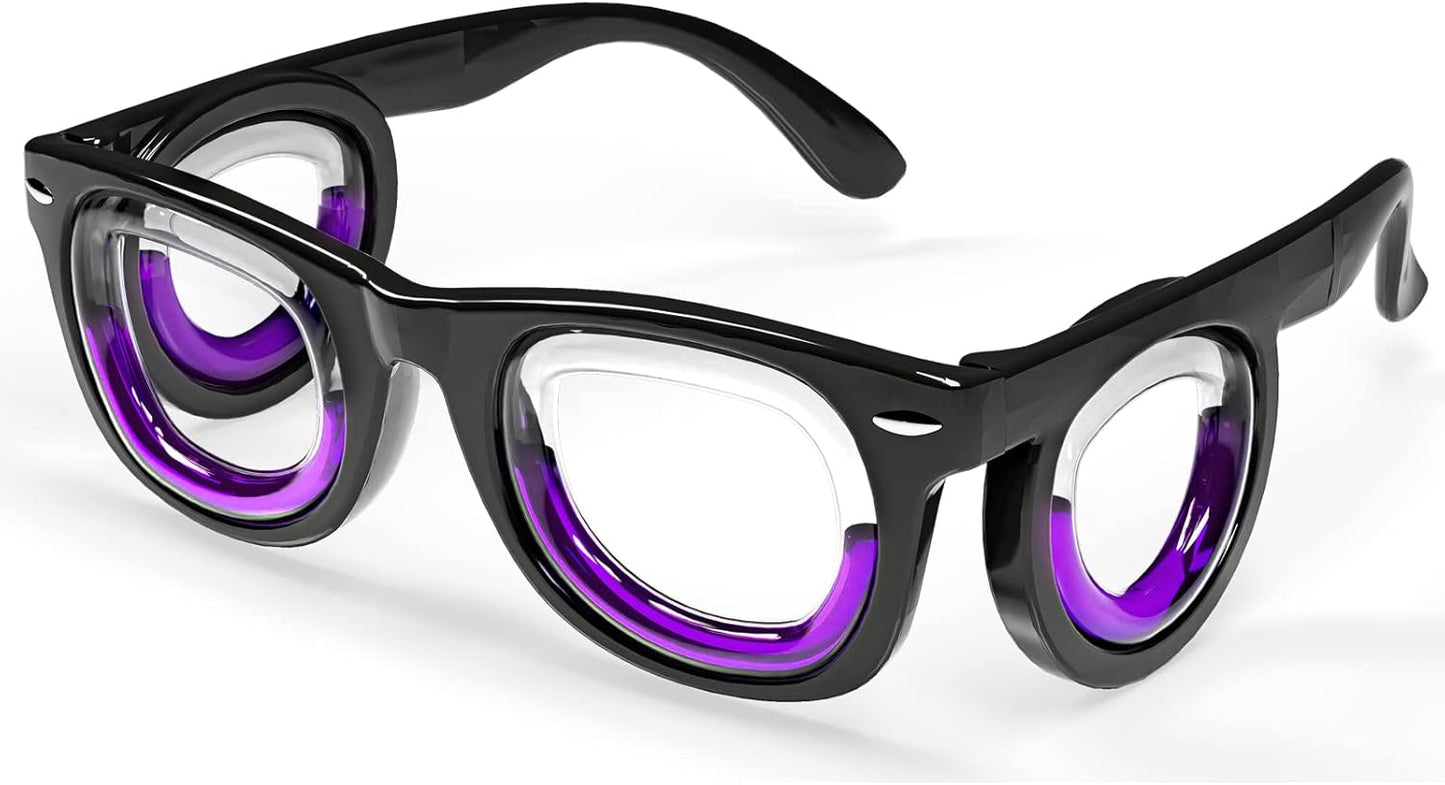 Hion 兒童防暈動病智慧眼鏡（適用於 3-8 歲兒童）– 超輕便攜緩解噁心液體眼鏡，可緩解暈車、暈機、暈船 – 兒童旅行/郵輪必備