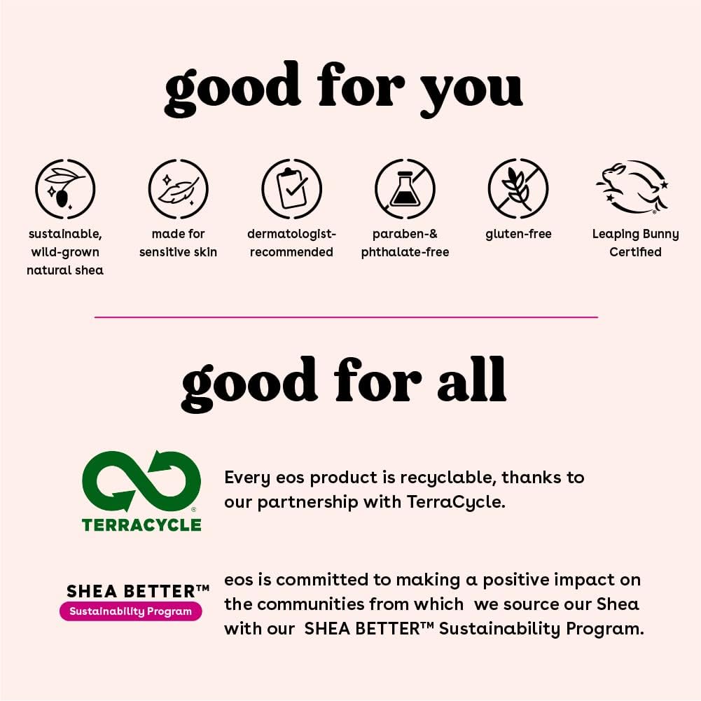 EOS 100% Natural & Organic Lip Balm Stick, Variety Pack, Coconut Milk, Honey Apple, and Raspberry Kiwi, 12g, 3-pack