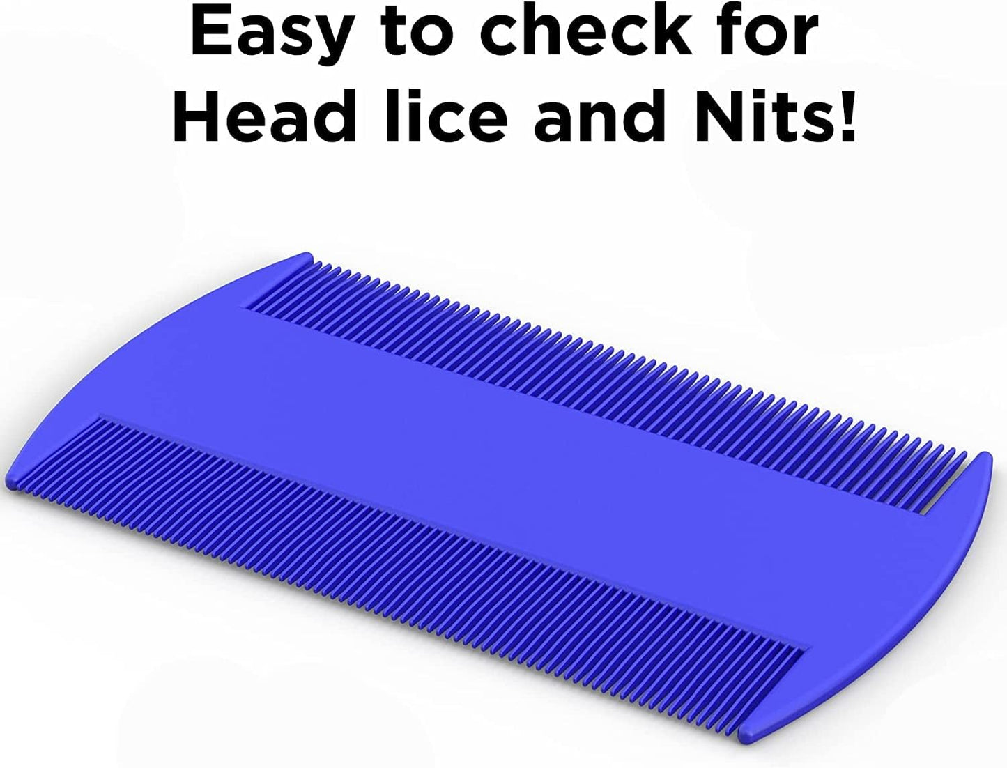 OWNHEALER 专业除虱梳套装 - 去除虱子、虱子和头皮屑 |快速头虱治疗 - 所有发质 |专业肉饼