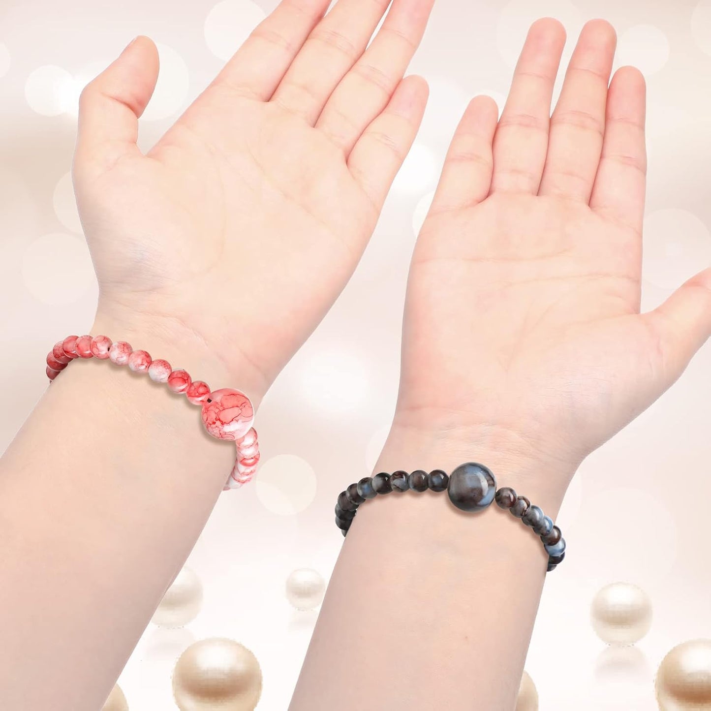 Sureio 6 件組暈車手環 防噁心可調式腕帶 適用於遊輪暈船必備 成人