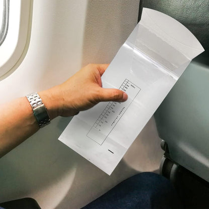 Ever Ready 急救嘔吐袋，附漏斗和防漏止回閥，適用於旅遊、計程車、暈車、孕婦、兒童等 - 50 個裝