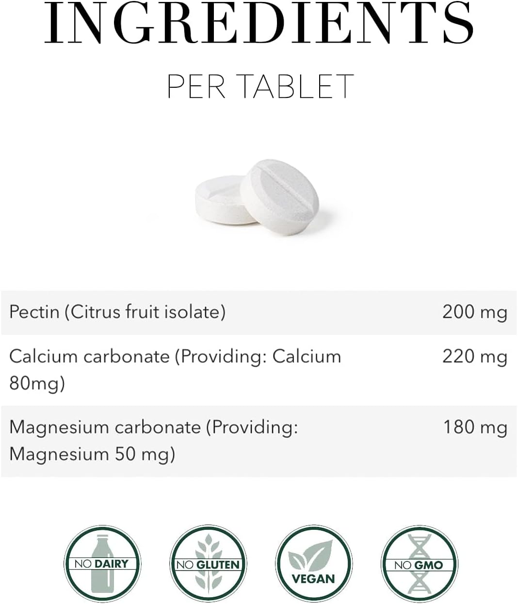 New Nordic Frutin 胃凝胶 - 无糖、素食咀嚼抗酸剂 - 支持缓解胃酸 - 采用柑橘果胶制成 - 48 片咀嚼片（2 包）