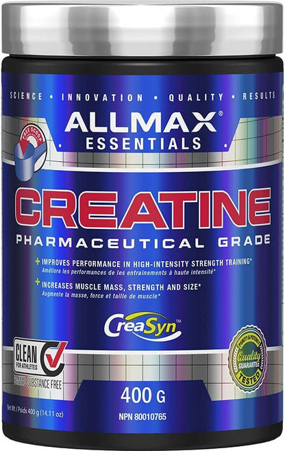 CytoGreens - 巴西莓綠茶 - 60 份，535 克 & ALLMAX Nutrition - 肌​​肉一水合物，微粉化肌酸粉，用於力量和肌肉恢復，無麩質且快速吸收 400 克