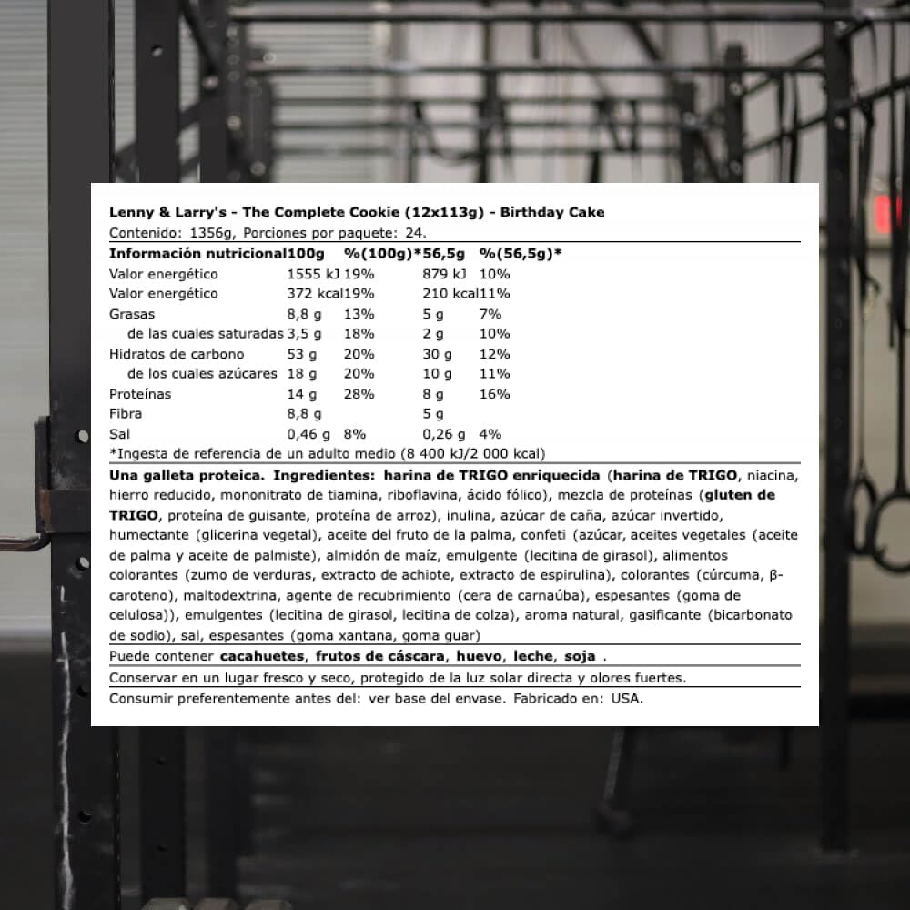 Lenny and Larry's Birthday Cake Complete Cookie 12 Count