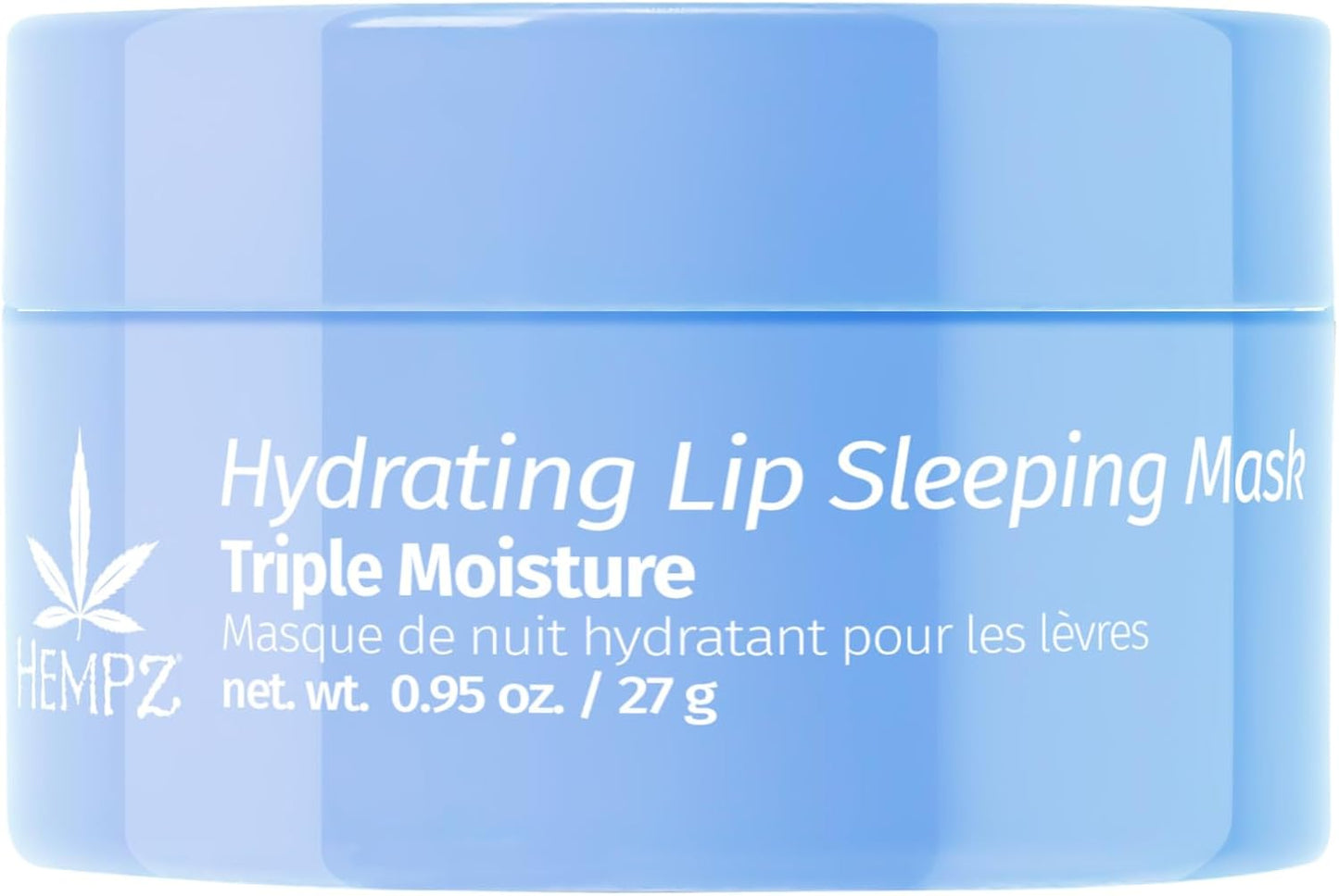 Hempz Hydrating Lip Sleeping Mask - Triple Moisture Fresh Citrus (.70 Oz.) | Overnight Hydrating Lip Balm for Dry Lips, Lip Repair, Chapped Lip Treatment & Nourishment for Women