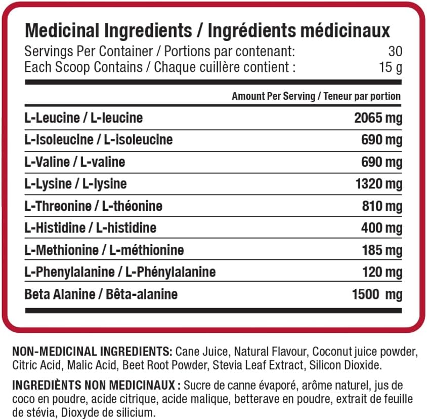 Nutraphase Clean EAA, All Natural, Vegan Friendly, Gluten Free, Amazing Taste, Fruit Punch, 30 Servings, 450 g (Pack of 1)