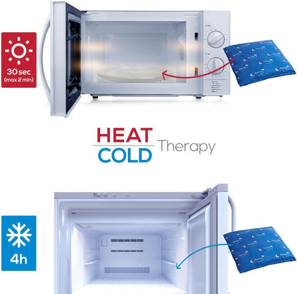 原廠魔法袋實用魔法袋熱敷袋，冷熱療法，緩解胃痛，無線冷熱敷，28 x 24 公分（11 吋 x 9.5 吋）
