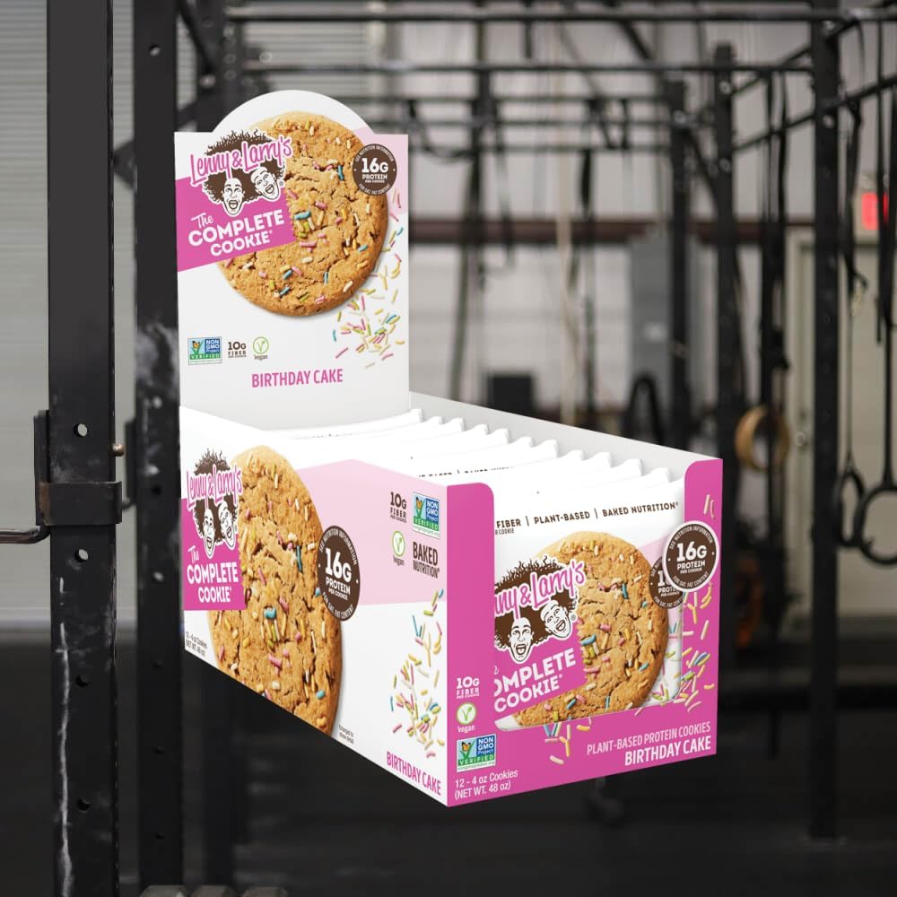 Lenny and Larry's Birthday Cake Complete Cookie 12 Count