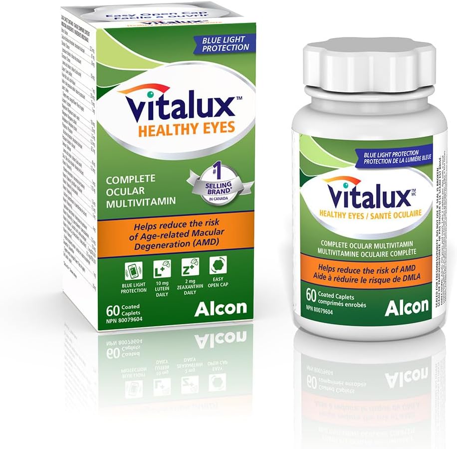 Vitalux Healthy Eye Ocular Vitamins, 60 Count