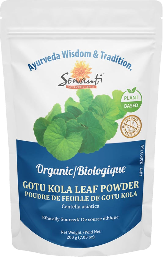 Sewanti Organic Gotu Kola Powder, NPN 80093756, 200g