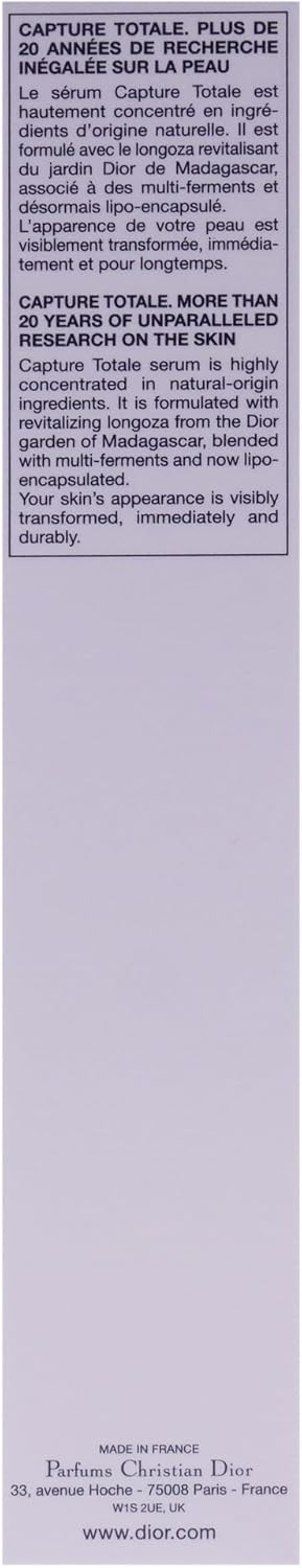 Dior Christian Dior Capture Totale Le Serum Serum Women-3.4 oz