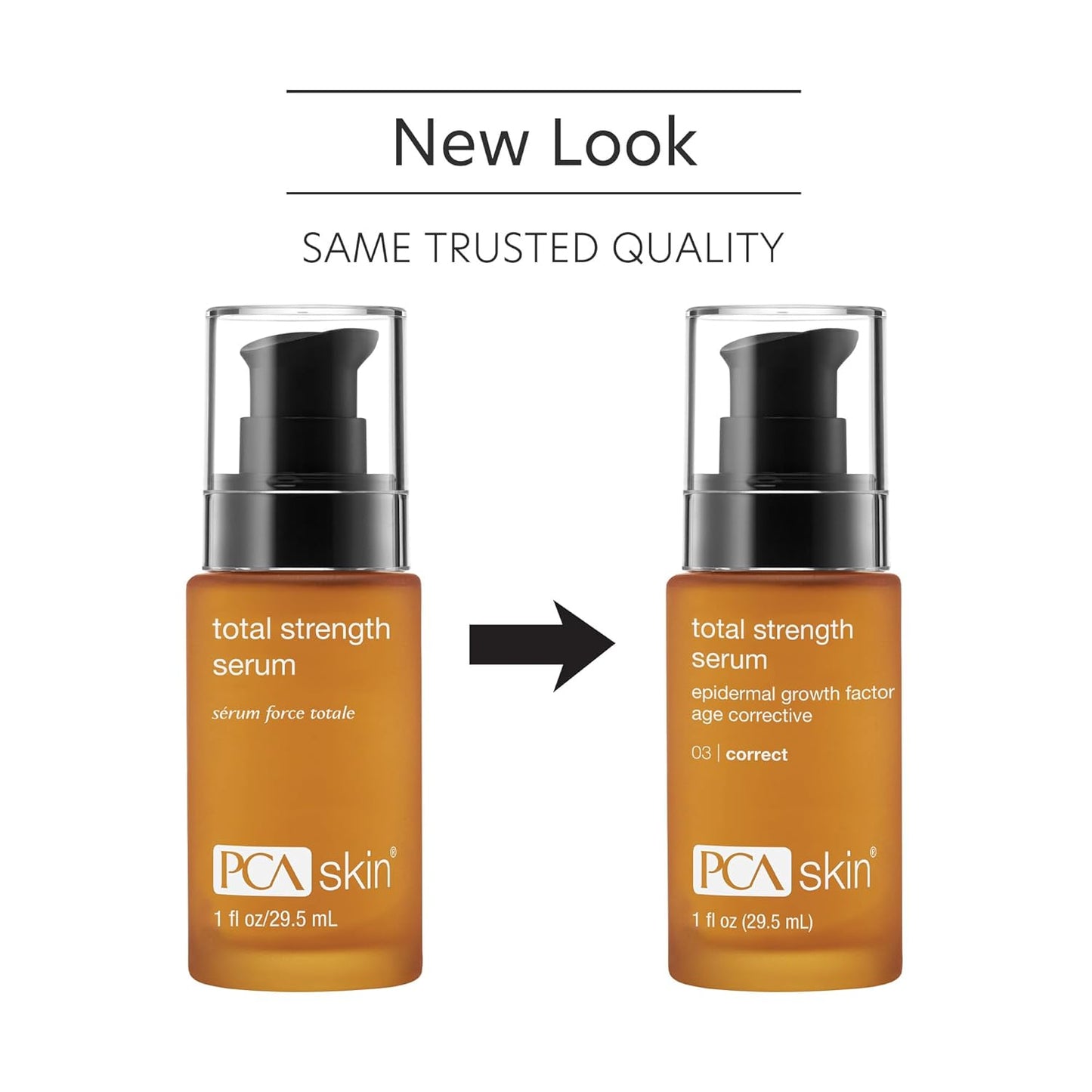 PCA SKIN Total Strength Serum, Aging Skin Strengthener, 1 Fl Oz