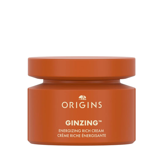Origins GinZing Energizing Rich Cream | Face Moisturizer for Dry Skin with Niacinamide, Caffeine, & Ginseng, 1.7 Fl Oz