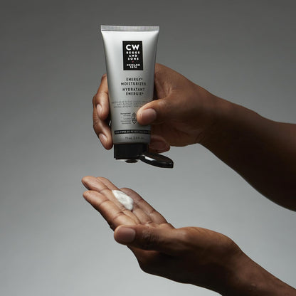 CW Beggs Energy+ Moisturizer for Men, Normal to Dry Skin, Face Cream, Hypoallergenic, Fragrance-Free, Paraben-Free, Alcohol-Free, Mineral Oil-Free, Cruelty-Free