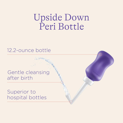 Lansinoh 产后必备套装，包含倒置会阴瓶、草药会阴喷雾、可重复使用的会阴冰袋和冰袋