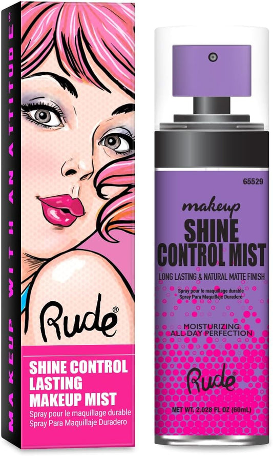 RUDE Shine Control Lasting Makeup Mist