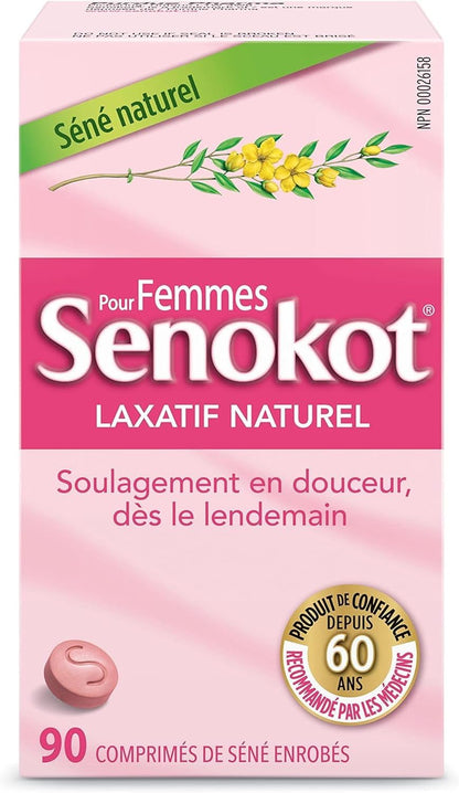 Senokot for Women Laxative, 90 Count