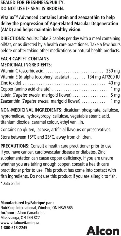 VITALUX® Advanced, 120 Capsules