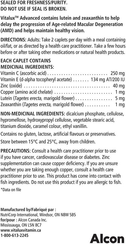 VITALUX® Advanced, 120 Capsules