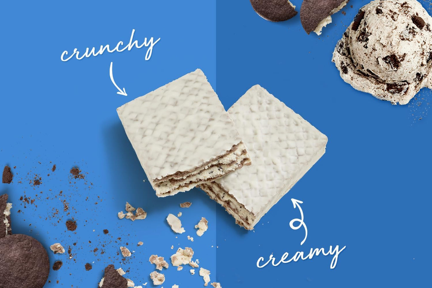 Health Life Power Crunch Bar，饼干和奶油，1.4盎司