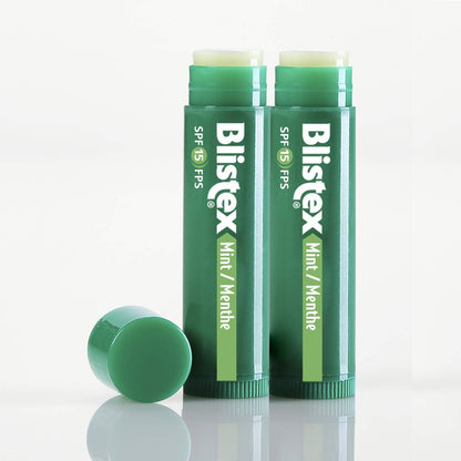 Blistex Regular Lip Balm Value Pack 3 count & Mint Lip Balm Twin Pack 2 count