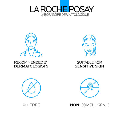 La Roche-Posay Face Cleanser with Pure Vitamin C, Purifying Face Wash to Hydrate Skin with Vitamin C & BHA, Tightens Pores & Boosts Radiance, Safe for All Skin Types, Dermatologist Recommended, 200mL
