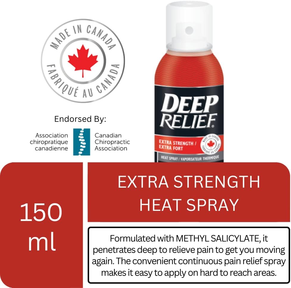 深层缓解超强热痛缓解喷雾，缓解肌肉和关节酸痛，150毫升