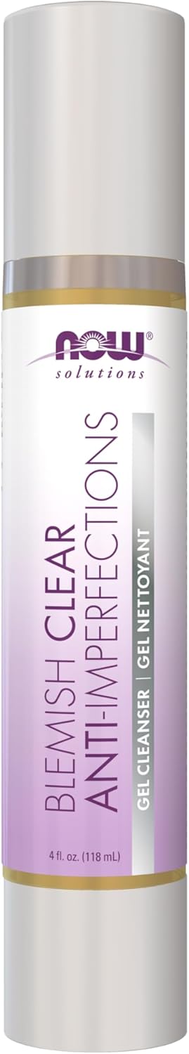 NOW Solutions, Blemish Clear Gel Cleanser, Gentle Deep Cleansing, Cleans Pores, Purify, 118ml