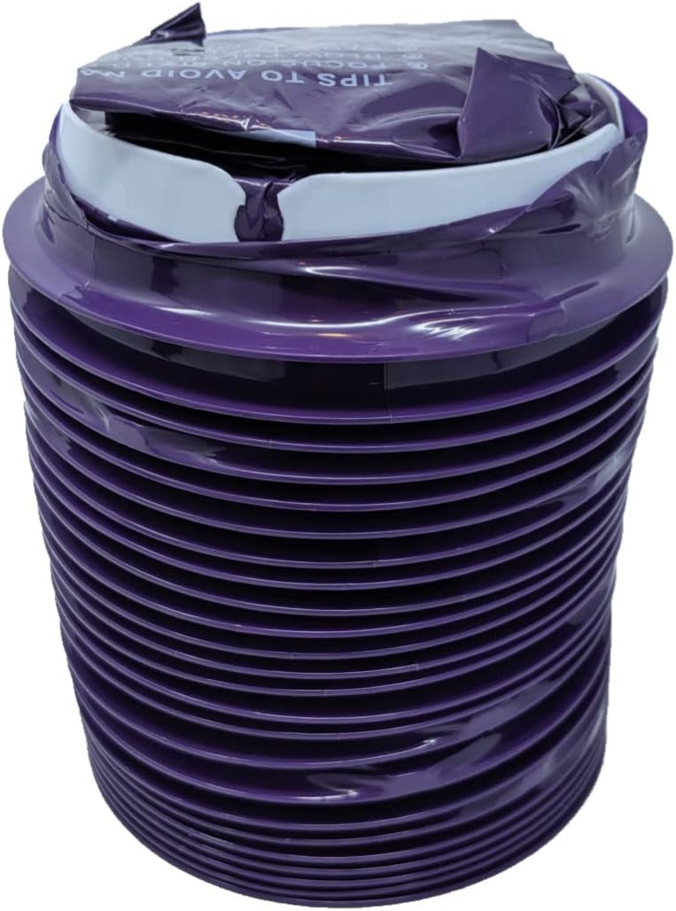 iSick 一次性呕吐袋 1000ml，24个装，深紫色，优质医用级，孕吐、儿童、出租车司机、汽车晕车，便携，不脏乱