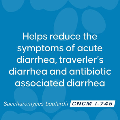 Florastor - 布拉氏酵母菌 CNCM I-745 - 每日多效合一益生菌 - 腸道健康和消化支持 - 支持免疫系統 - 全球同類益生菌第一名 - 成人及家庭適用 50 粒膠囊