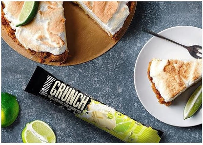 Warrior Crunch - High Protein Bars - 20g Protein Each Bar - Low Carb, Low Sugar Snack - 12 Pack x 64g - Dark Chocolate Peanut Butter