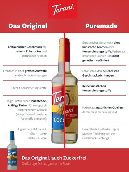 Torani 无糖肉桂香草味糖浆 750ml