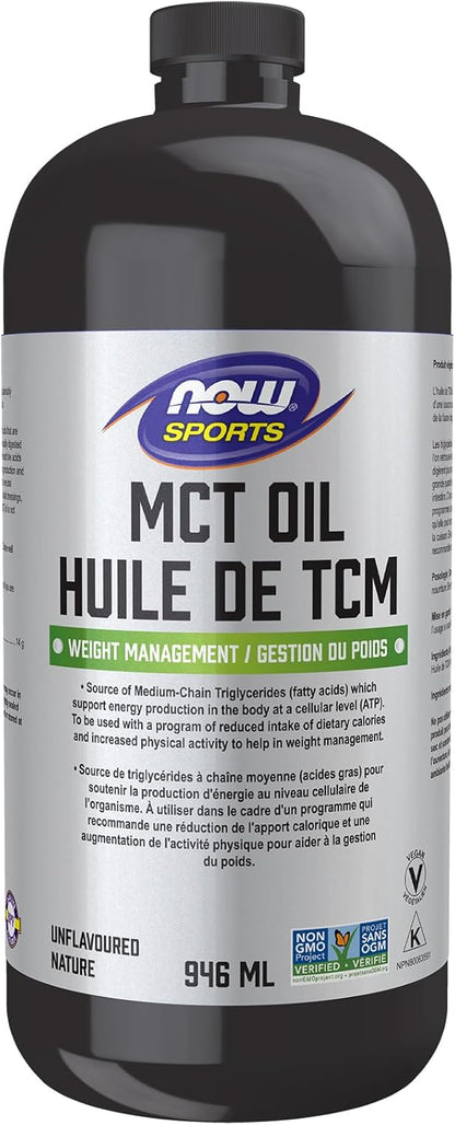 NOW Sports MCT（中鏈三酸甘油酯）油，946毫升