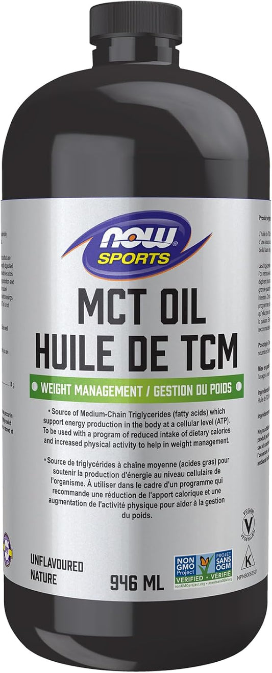 NOW Sports MCT（中鏈三酸甘油酯）油，946毫升