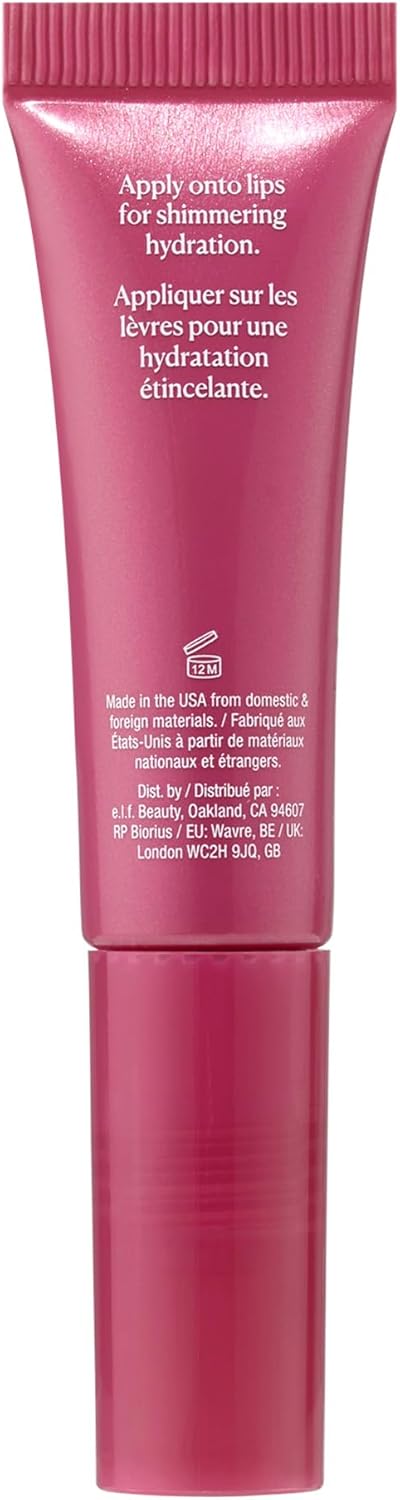 Naturium Phyto-Glow 唇膏閃光，滋養和保濕雙唇，含乳木果油、古布阿蘇脂、植物角鯊烷和 Geodiamond 珍珠，10 毫升/0.34 液盎司，色號：Supernova