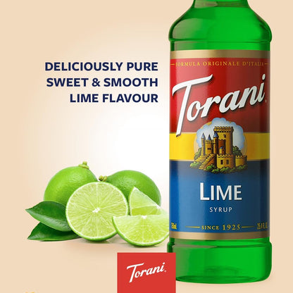 Torani 糖浆，青柠味，25.4 盎司（1 包），绿色