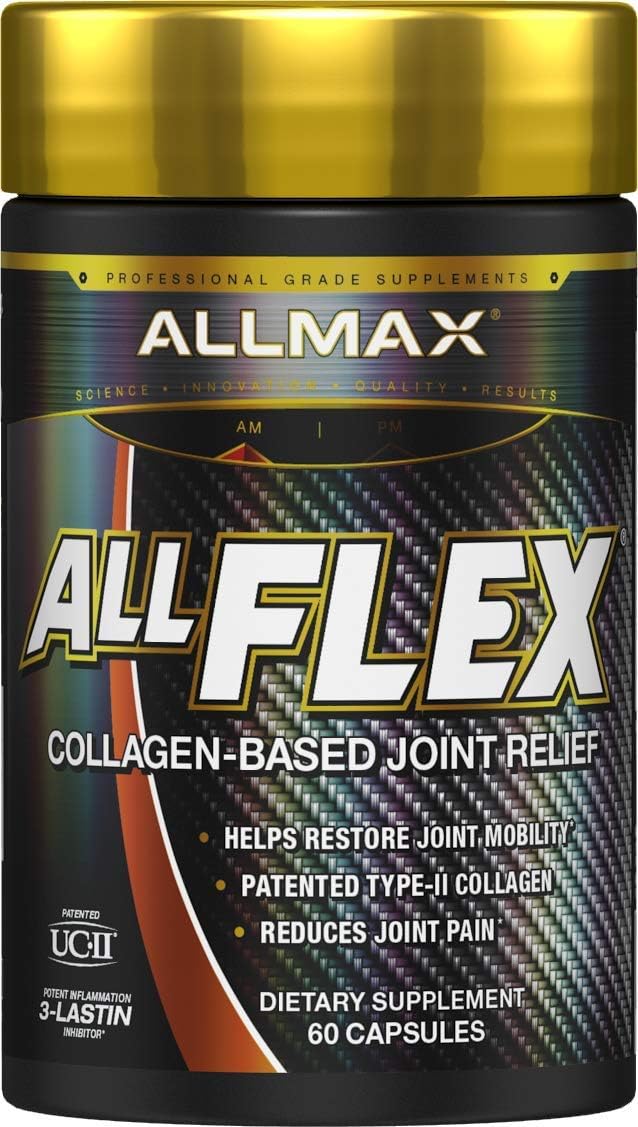 ALLMAX Nutrition - Allflex - 关节健康 - 3倍强度 - 葡萄糖胺+胶原蛋白 - 60粒