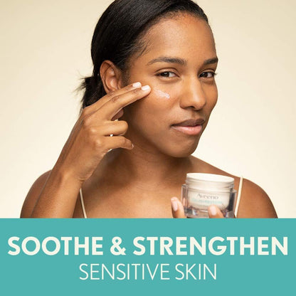 Aveeno Calm and Restore Oat Gel Facial Moisturizer + Daily Moisturizing Facial Cleanser
