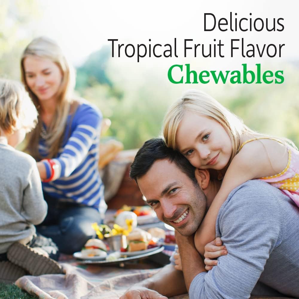 生命花園博士配方酶有機消化+咀嚼片，90粒裝，熱帶水果口味。有助於餐後消化。含120,000 FCC單位木瓜蛋白酶。 Perlmutter博士研發的有機消化+咀嚼片是首款也是唯一一款全效…