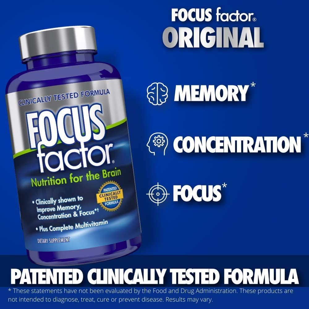 Focus Factor Nutrition for the Brain - 150 Tablets