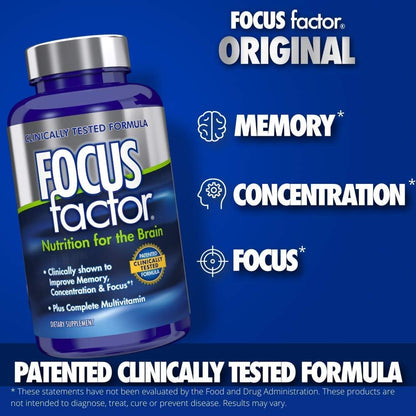 Focus Factor Nutrition for the Brain - 150 Tablets