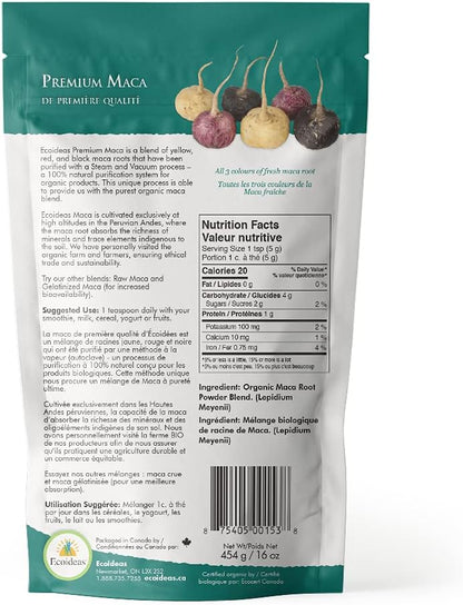 Ecoideas 有機優質瑪卡，454克