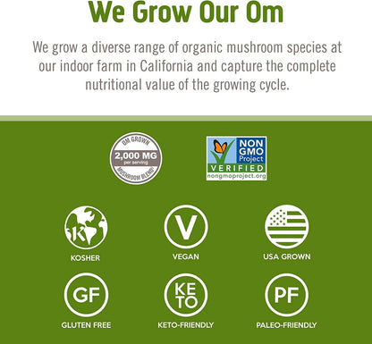 Om Reishi Mushroom 667mg 75 count