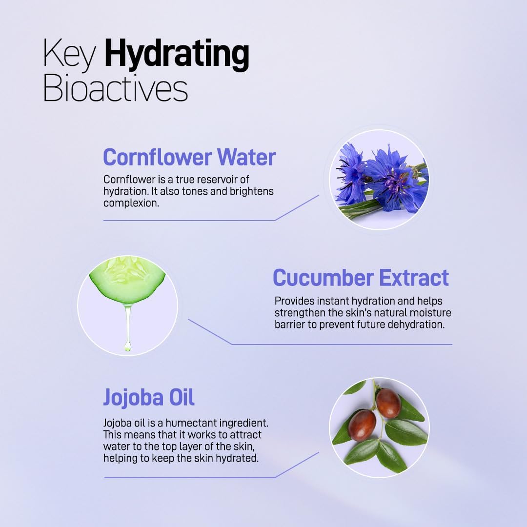 Refresh Botanicals Hydrating Facial Moisturiser | Certified Organic Face Cream for Dry & Sensitive Skin | Hypoallergenic, Vegan, Paraben free | Made in Canada | 50 ML