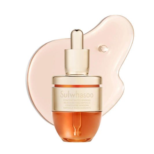Sulwhasoo Concentrated Ginseng Rejuvenating Ampoule- Korean Ginseng & Peptide Treatment for Wrinkles & Firmness, Helps Soothes Skin & Improves Skin Condition, 0.67 fl. oz.