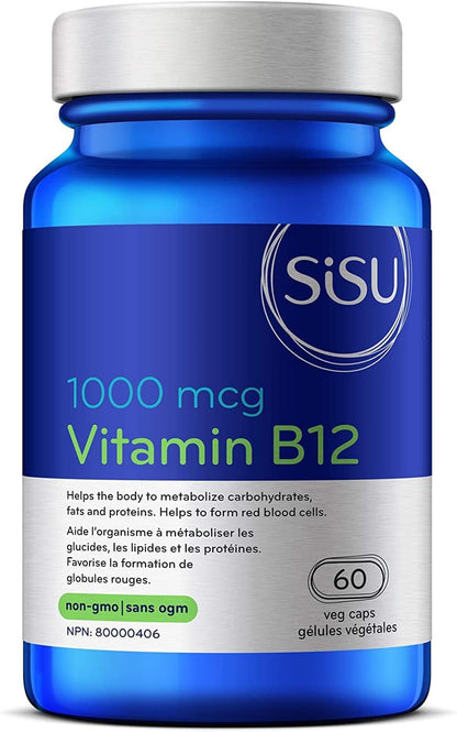 SISU B12 1000 微克氰钴胺素 60 VC
