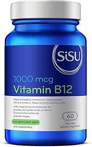 SISU B12 1000 微克氰鈷胺素 60 VC