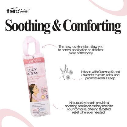 Danielle Warming 粘土珠身体裹敷，薰衣草和洋甘菊，尺寸：1 包，粉色
